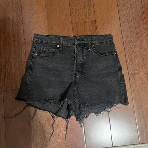 Old Navy Distressed Black Shorts